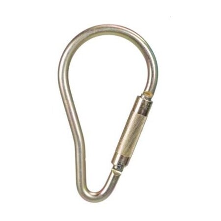 Msa Safety Steel Carabiner, 2.1" Gate Opening, Auto-Locking, Ansi Z359.12 10089209